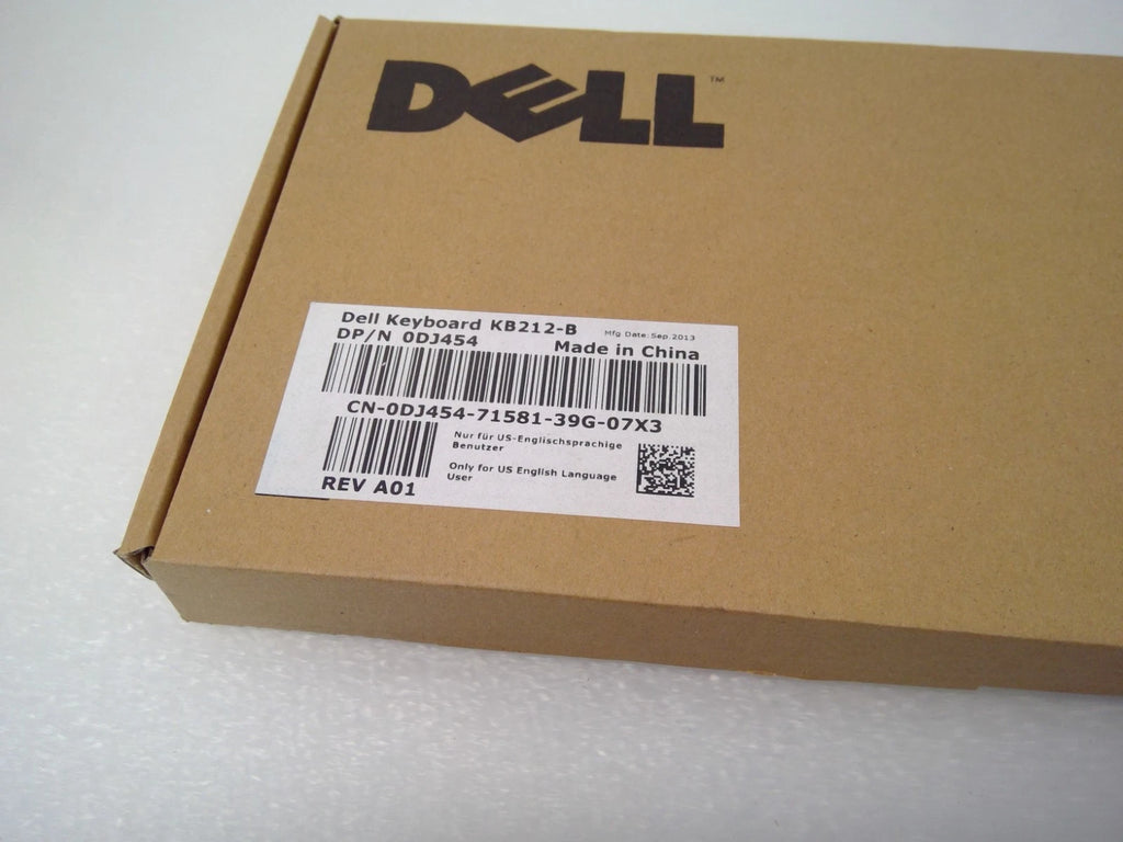 NEW Dell KB212-B Wired desktop keyboard 0DJ454