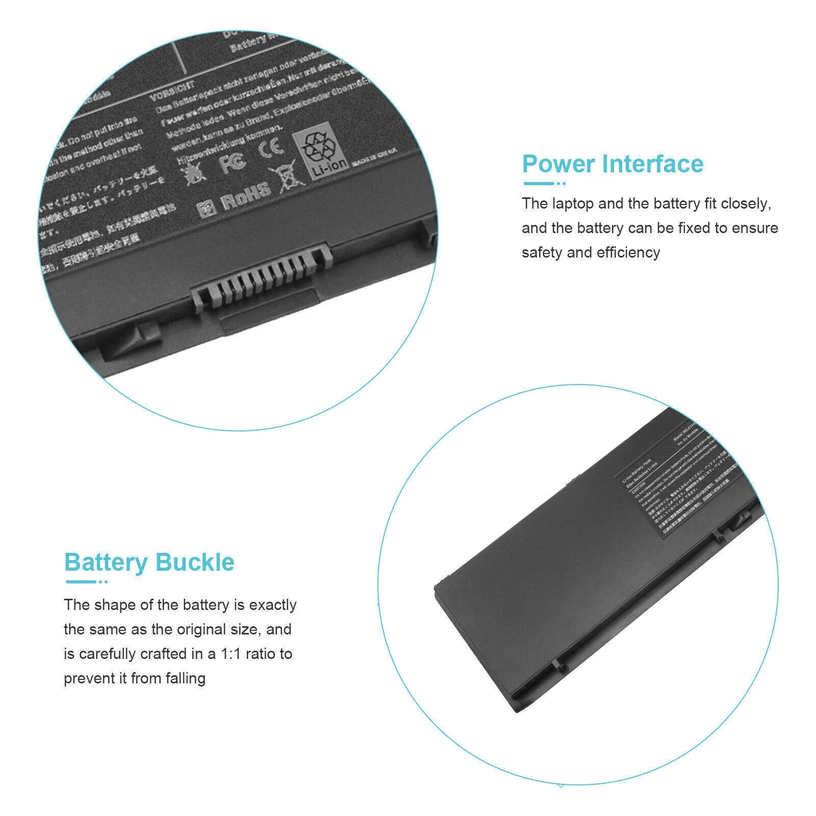 LOT 34GKR Battery For Dell Latitude 14 7000 E7440 E7450 E7420 T19VW 3RNFD PFXCR
