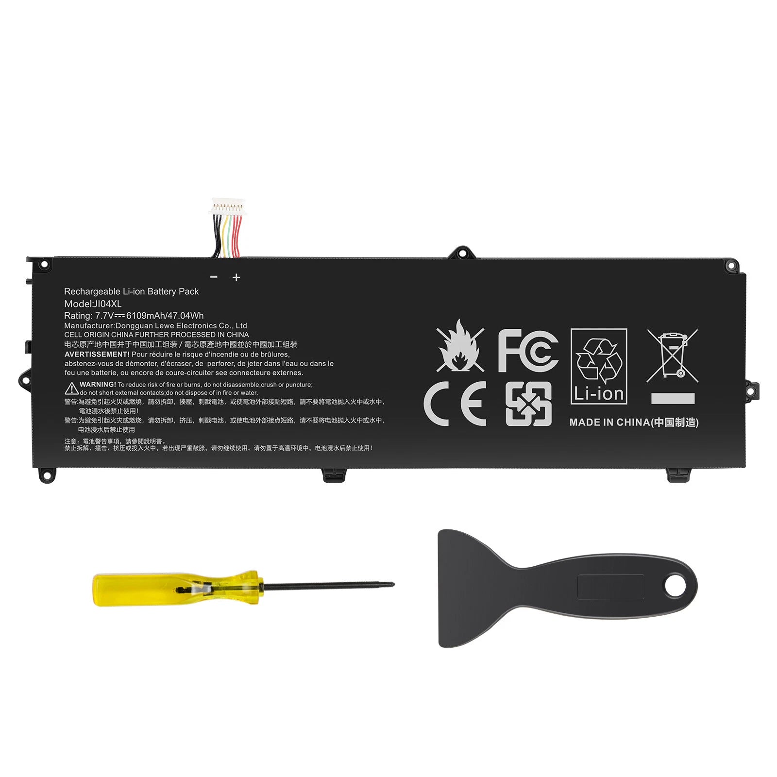 New JI04XL JI04047XL Battery for HP Elite X2 1012 G2 1LV76EA HSTNN-UB7E 47.04Wh