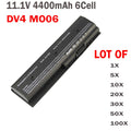 ?LOT MO06 MO09 Battery For HP MO09 DV4-5000 DV6 DV7 DV7t-7000 671731-001 4400mAh