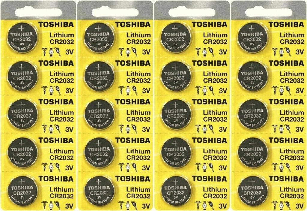 Lot x 100 Toshiba CR2032 Fresh Date Stock CR2032 2032 Lithium 3V New Batteries