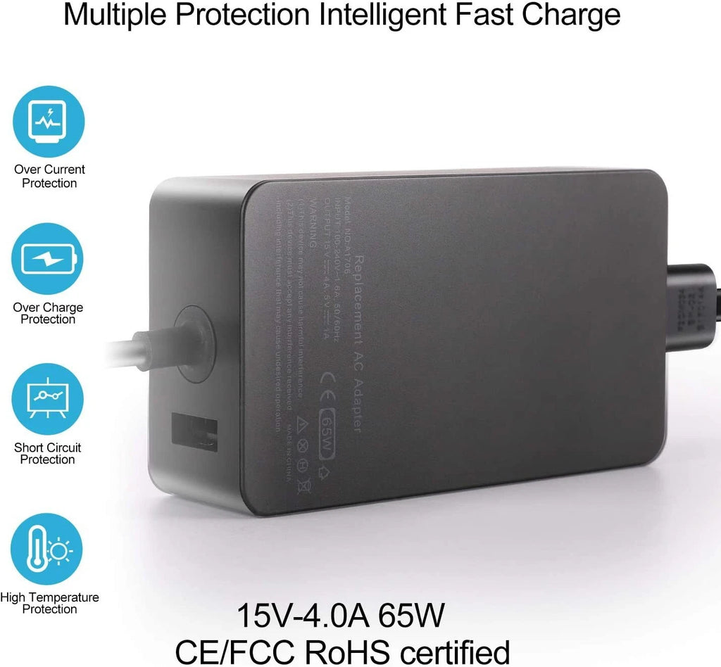 AC Adapter Laptop Charger for Microsoft Surface Pro 1 2 3 4 5 6 7 Tablet/RT/Book