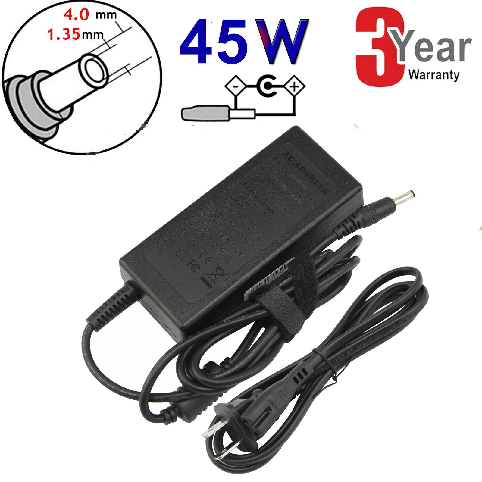 45W AC Adapter Charger For ASUS Chromebook C202S C202SA C202SA-YS02 C202SA-YS01