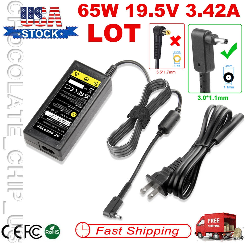 Lot Charger AC Adapter for Acer Aspire Chromebook 11 13 14 15 CB3 CB5 C720 C740