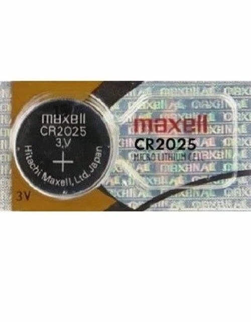 1 pcs x Maxell CR2025 Battery 3V Lithium Button Coin Cells Batteries GENUINE U.S