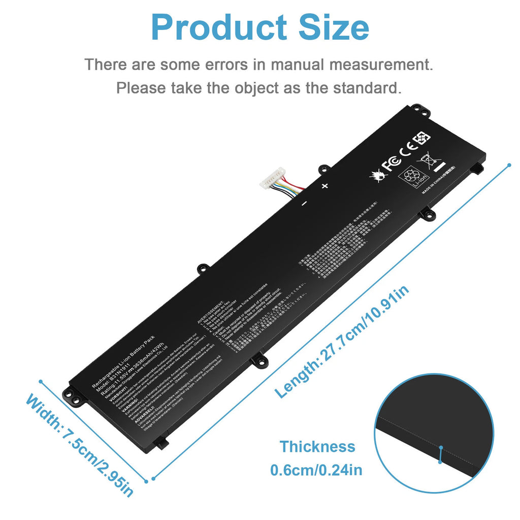 B31N1911 C31N1911 Battery For ASUS VivoBook Flip 14 TM420IA TP470EA F413 K413 US