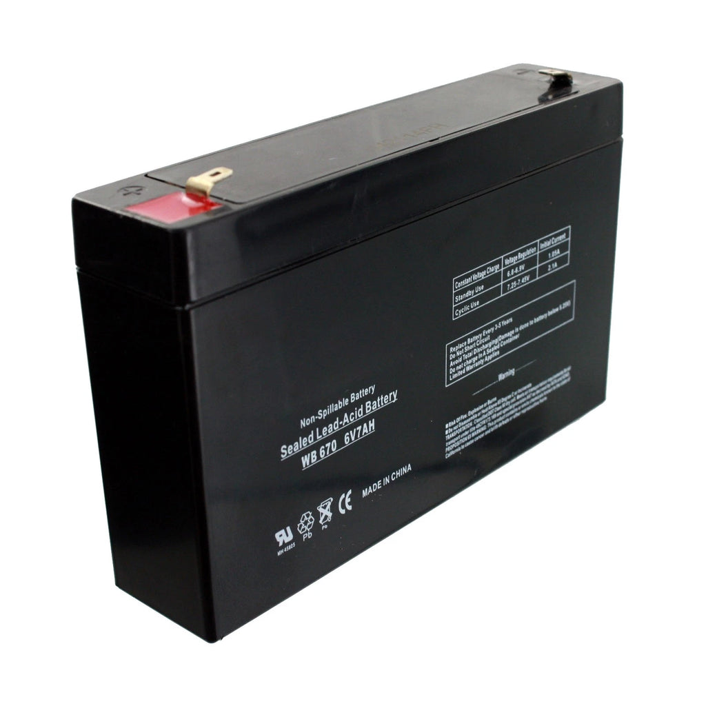Exell Battery - 6v-7ah UPS Battery for Dual Lite ML5S12V