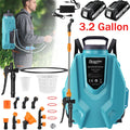 Battery Backpack Garden Sprayer 3.2 Gallon Pressure Pump Lawn Yard Plant Weed