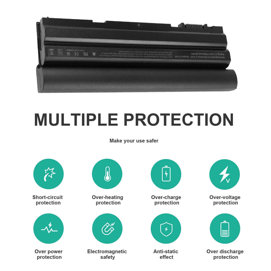 ?E6420 Battery for Dell Latitude E5430 E5520 E5530 E6430 E6440 E6520 E6540 T54FJ