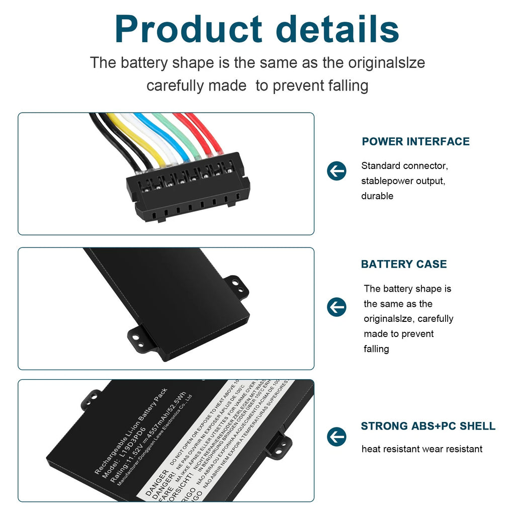 ?Laptop Battery L19C3PD6 L19M3PD6 For Lenovo ideapad Flex 5-14IIL05 5-14ITL05
