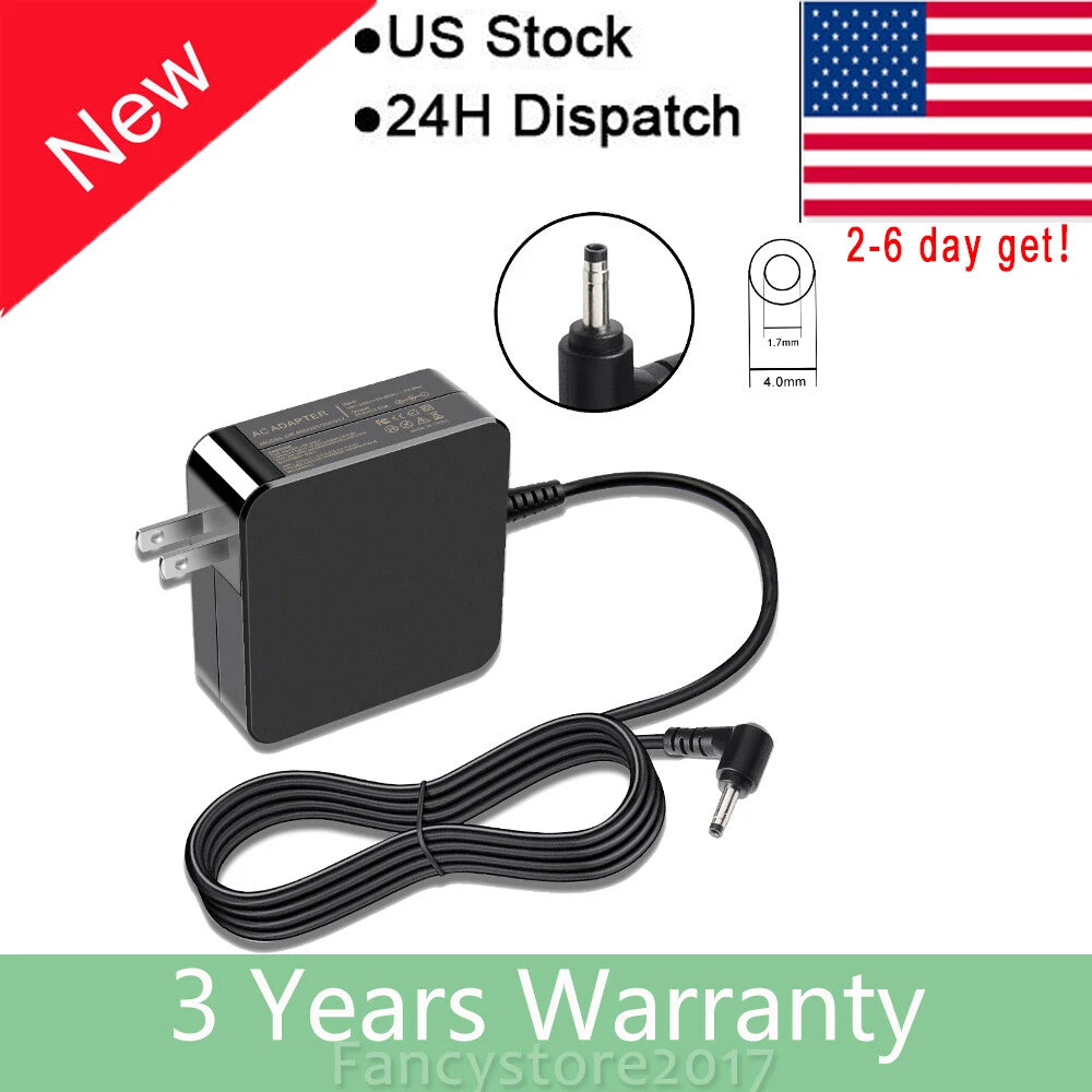 Charger For Lenovo IdeaPad Flex 4 5 6 14 15 ADLX65CCGU2A S145 S340 Power Cord F