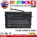 14.8V Battery For Dell Alienware M11x M14x R1 R2 8P6X6 KR-08P6X6 T7YJR P06T