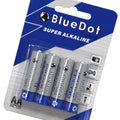 4 Qty- AA Batteries Battery Alkaline 1.5V- Fresh from Factory! Blister Pack Seal