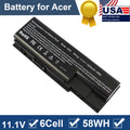 Laptop Battery For Acer Aspire 5300 5315 5535 5920 6920 6930 8930 AS07B31 5200mA