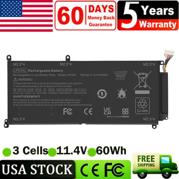 Battery LP03XL For HP Envy M6 14-j104TX 807417-005 TPN-C122 805094-005 60Wh