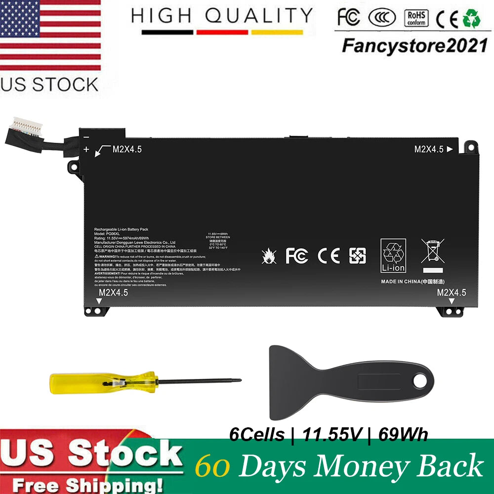 PG06XL Battery for HP Omen 15-DH000 15T-DH000 15-DH0XXX 15T-DH100 L48431-2C1