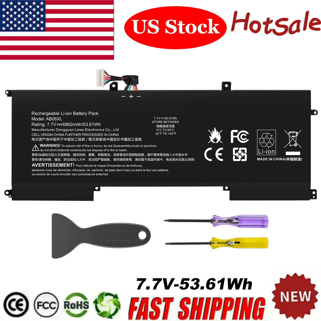AB06XL Battery For Hp Envy 13 2017 13-AD019TU AD022TU TPNI128 HSTNN-DB8C 53.61Wh