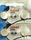 4 x Fresh Maxell LR44 357 157 303 A76 LR154 L1154 1.5V Alkaline Battery