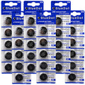 30Pcs CR2032 DL2032 Lithium Button Cell Battery FREE SH ~ ECR2032 5004LC 3 Volt