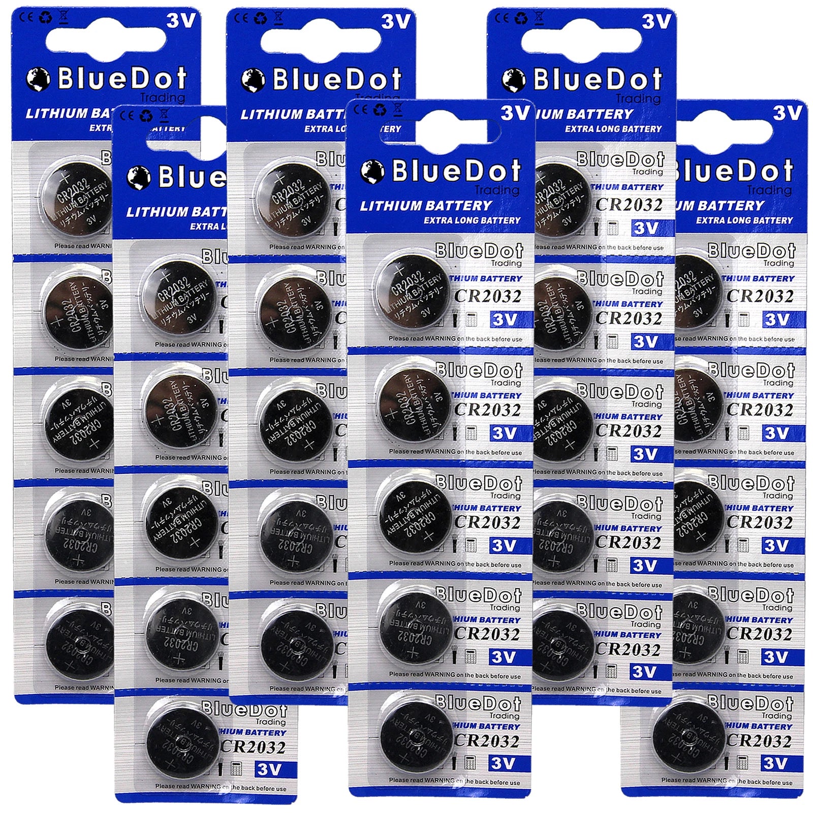 30Pcs CR2032 DL2032 Lithium Button Cell Battery FREE SH ~ ECR2032 5004LC 3 Volt