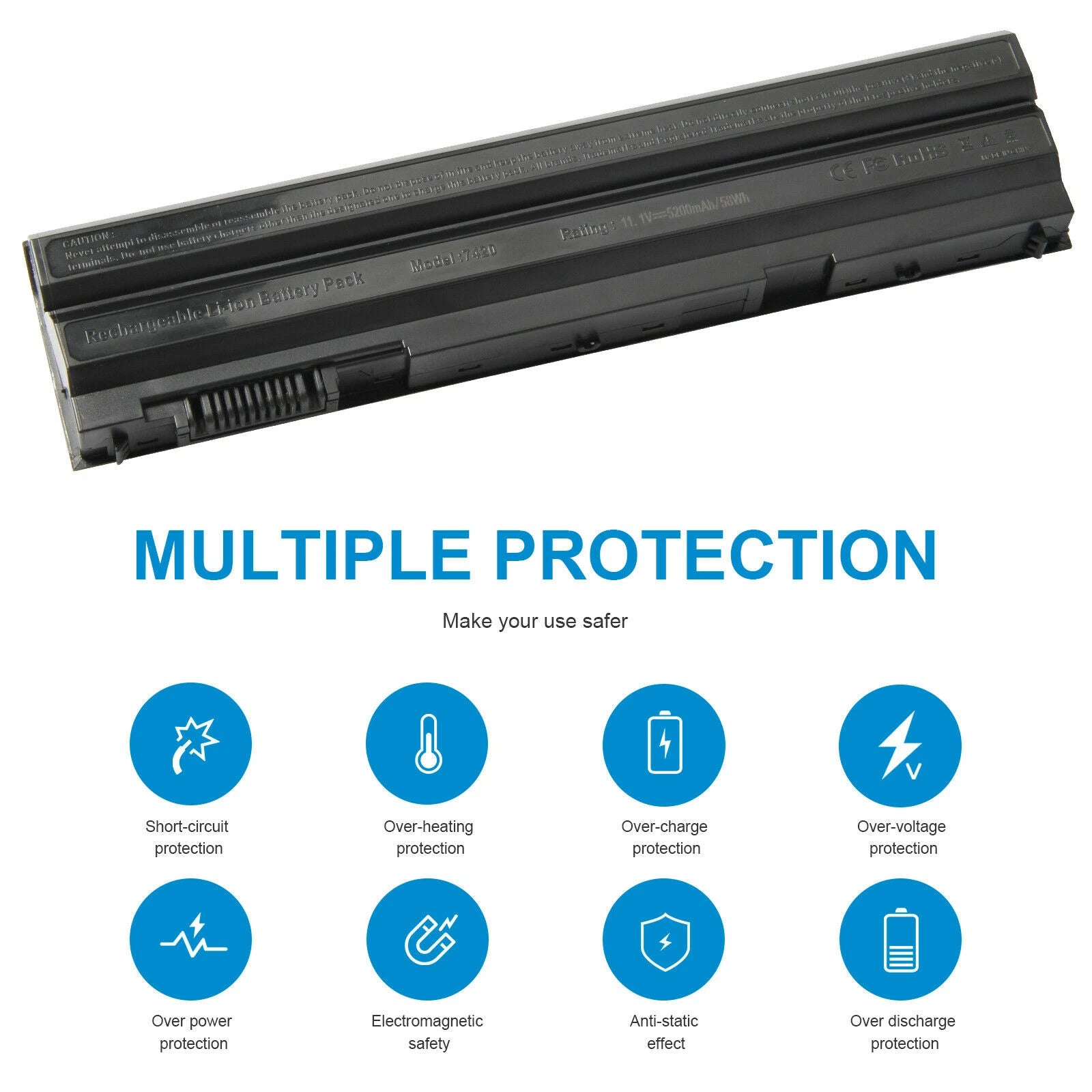 T54FJ Battery for Dell Latitude E5420 E5430 E5520 E5530 E6420 E6430 E6520 E6530