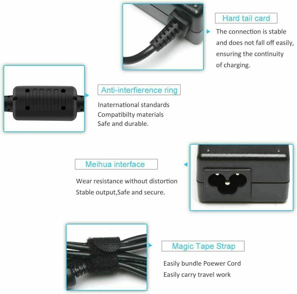 AC Adapter Charger For HP ENVY x360 15-u011dx 15-u010dx 65W Laptop Power Cord