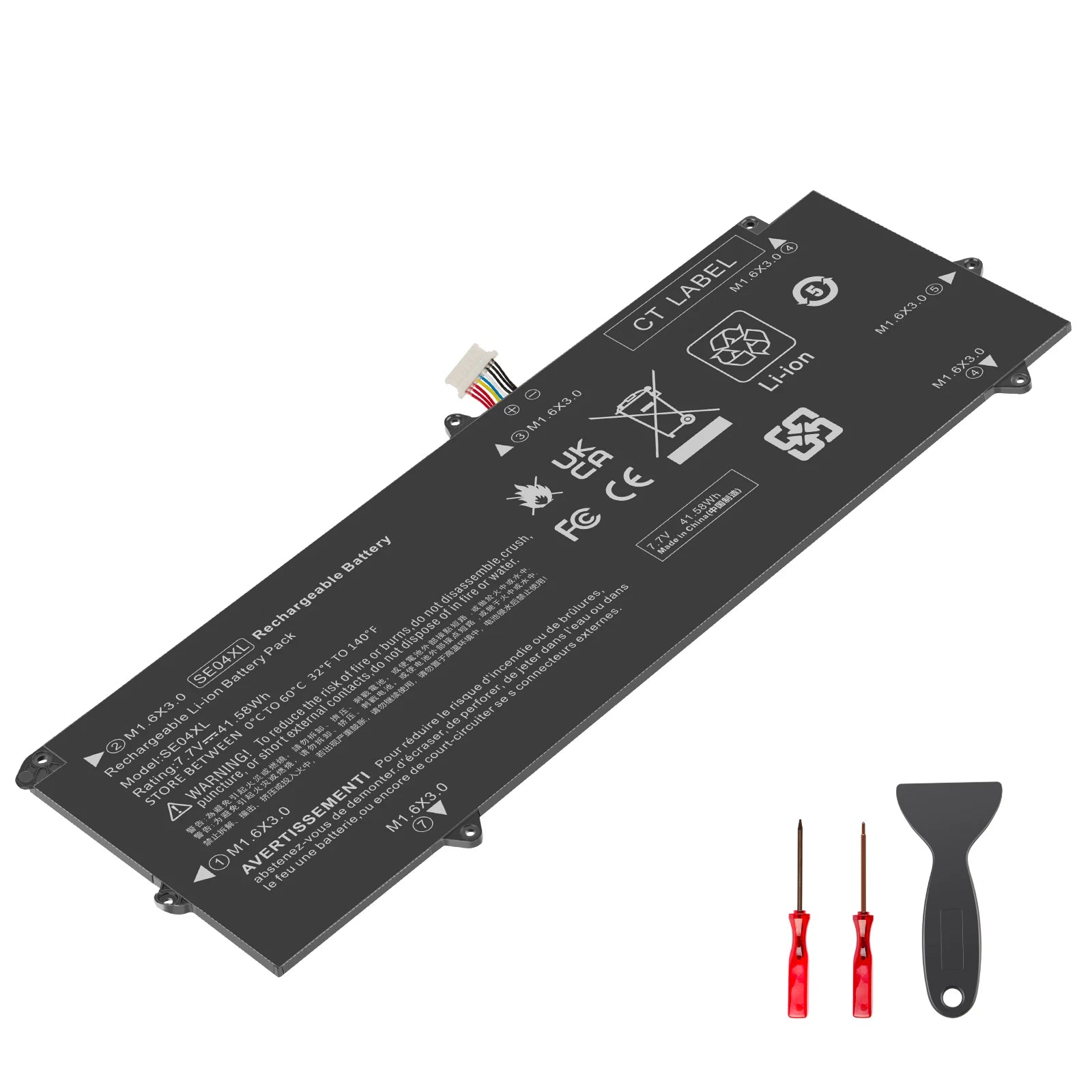SE04XL Laptop Battery for HP Pro Tablet x2 612 G2 HSTNN-DB7Q 860708-855 41.58Wh