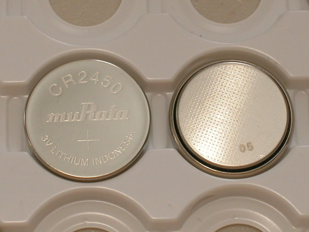 2 Genuine Bulk Murata (Formerly SONY CR2450 CR 2450 3v lithium battery EXP. 2030