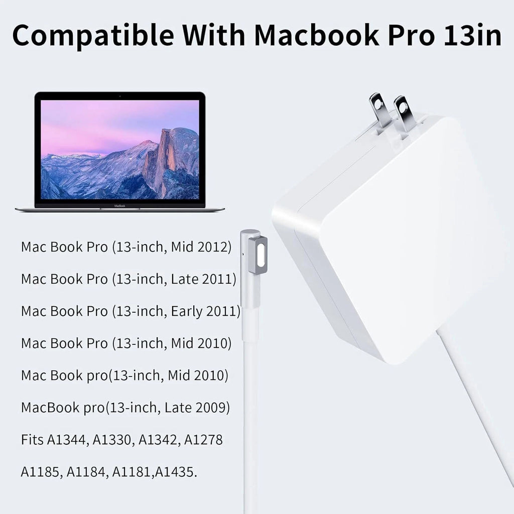 AC Power Supply Cord Charger for Apple MacBook Pro 13 inch 60W 2009 2010 2011