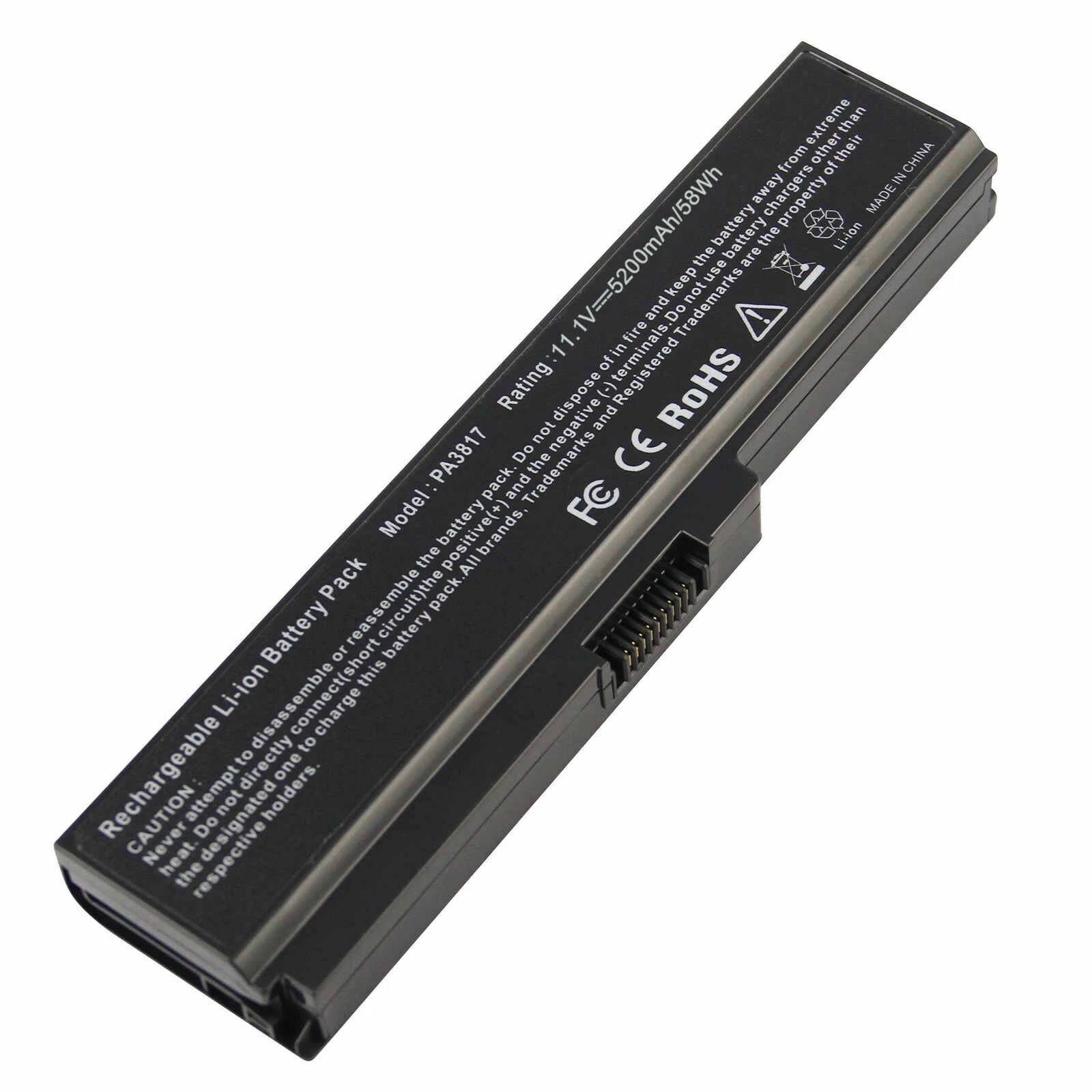 Replacement PA3817U-1BRS Battery for Toshiba A655 C655 L675 L675D L745 L755 P755