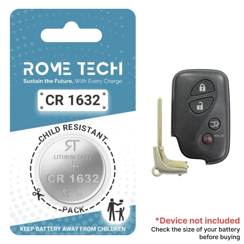 Key Fob Battery Replacement for Lexus CT 200h 2017 2016 2015 2014 2013 2012 2011