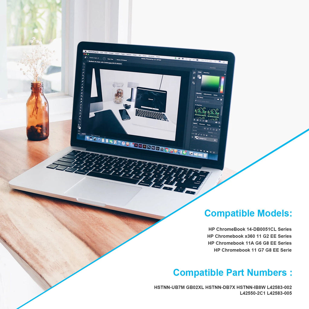 Battery GB02XL For HP Chromebook X360 11 G2 EE L42550-541 L42550-271 HSTNN-IB8W