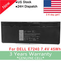 Battery For DELL Latitude E7240 Ultrabook E7250 GVD76 WD52H KWFFN VFV59 HJ8KP