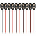 New Pack of 10 9V Battery Connector Snap Clip Wire Connector Lead Holder T Type