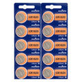 10 Pk Murata Lithium CR1620 CR 1620 3v Batteries, Replaces Sony