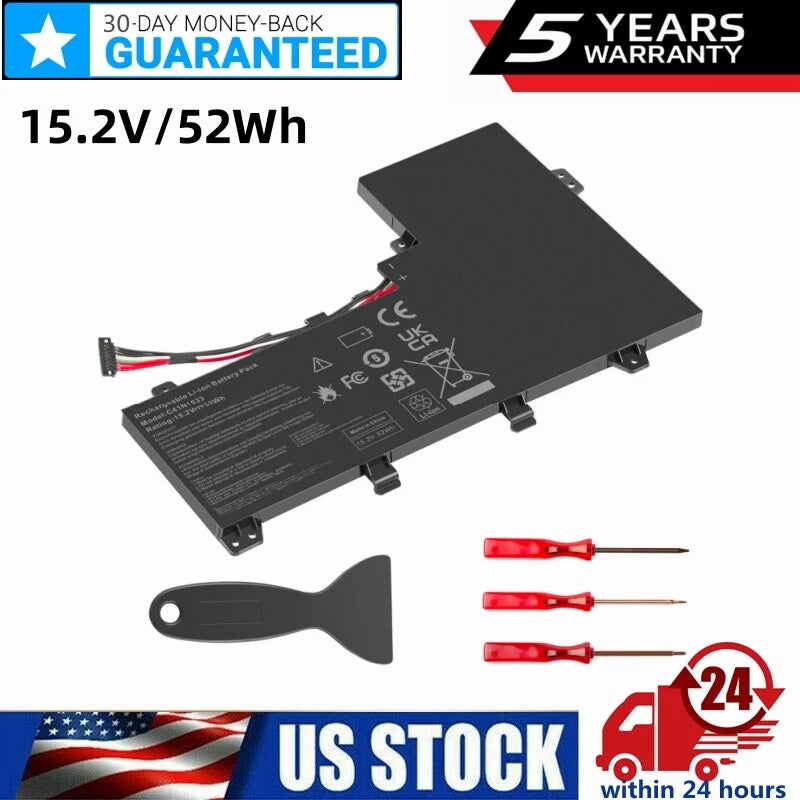 ?C41N1533 Battery For ASUS Q524U Q534U Q504UQ Q534UX Q534UX-BHI7T19 Q534UXK 52Wh
