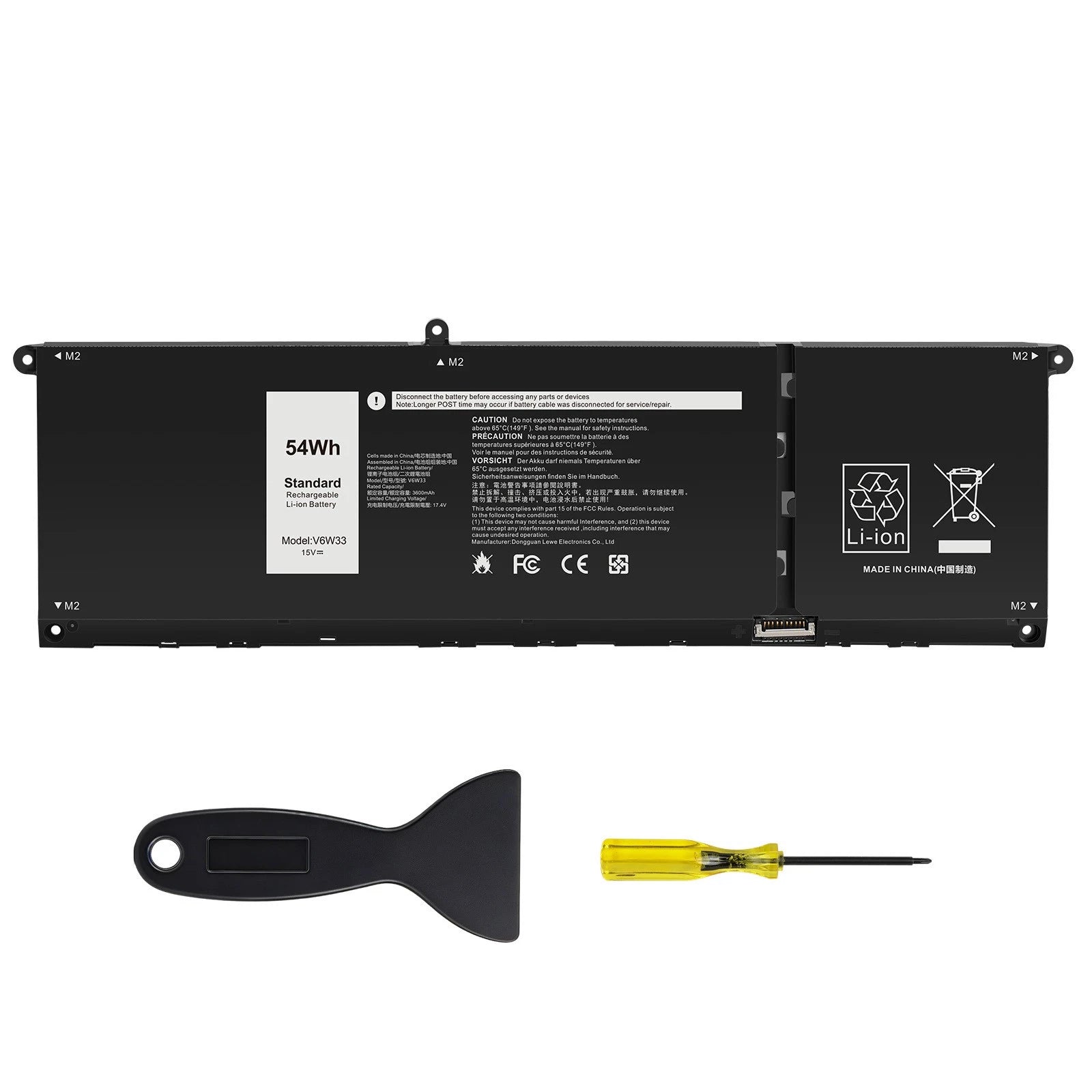 ?54Wh V6W33 Battery For Dell Inspiron 3511 3520 3515 5310 5635 Latitude 3320 NEW