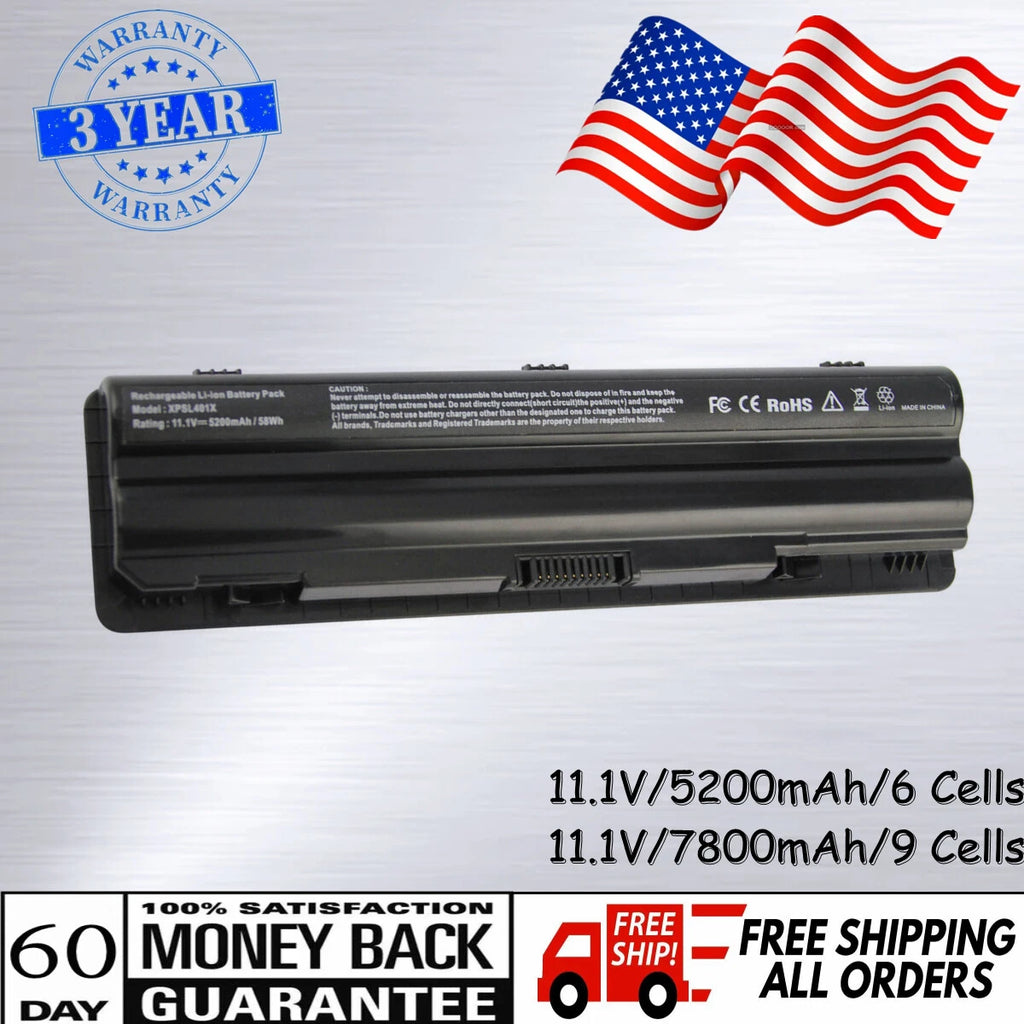 Battery For Dell XPS 14 15 17 L401X L501X L502X L701X L702X Type JWPHF 6/9 Cells