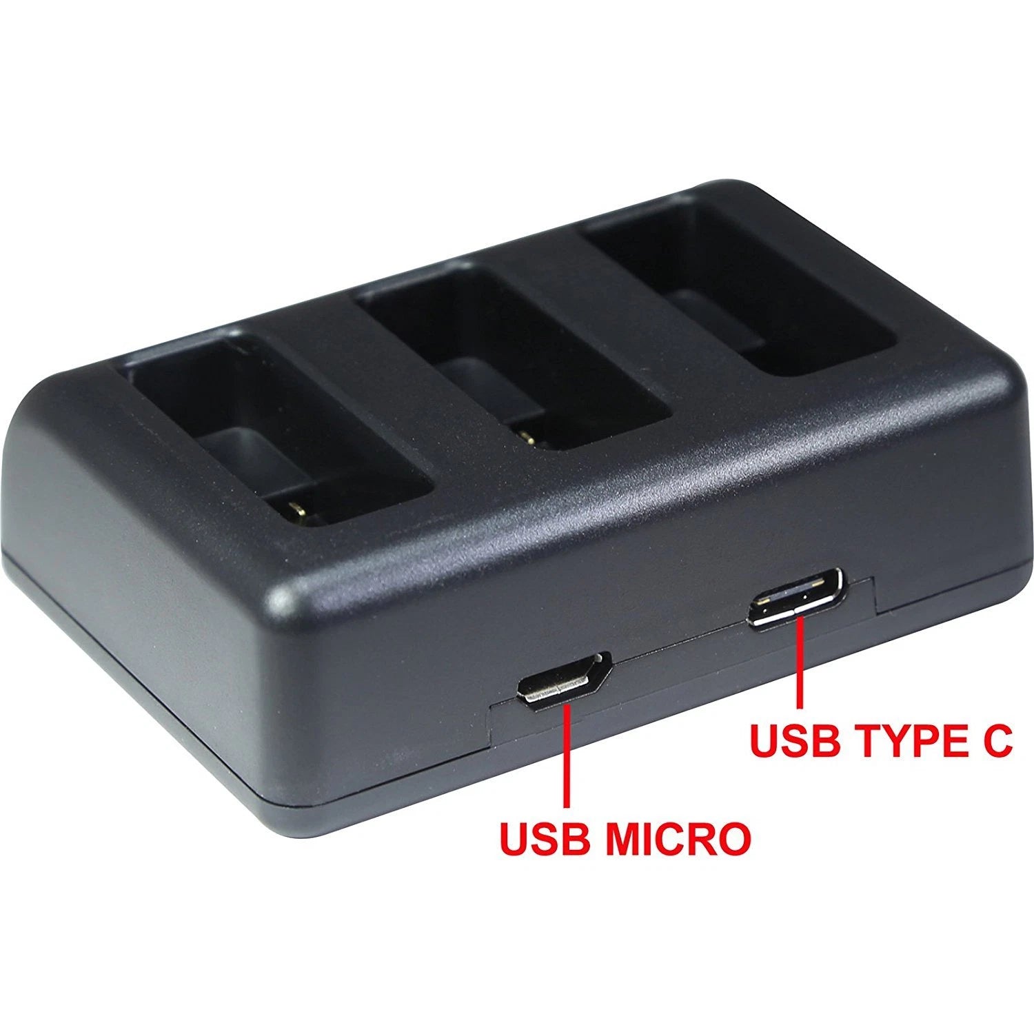Power2000 PT-G5T 3 Bay Professional Battery Charger for GoPro HERO5, AABAT-001