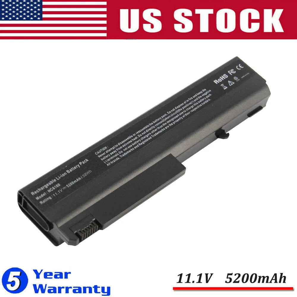 NC6100 Laptop Battery for HP Compaq 6510b 6515b 6710b 6710s 6715s 6715b 6910p