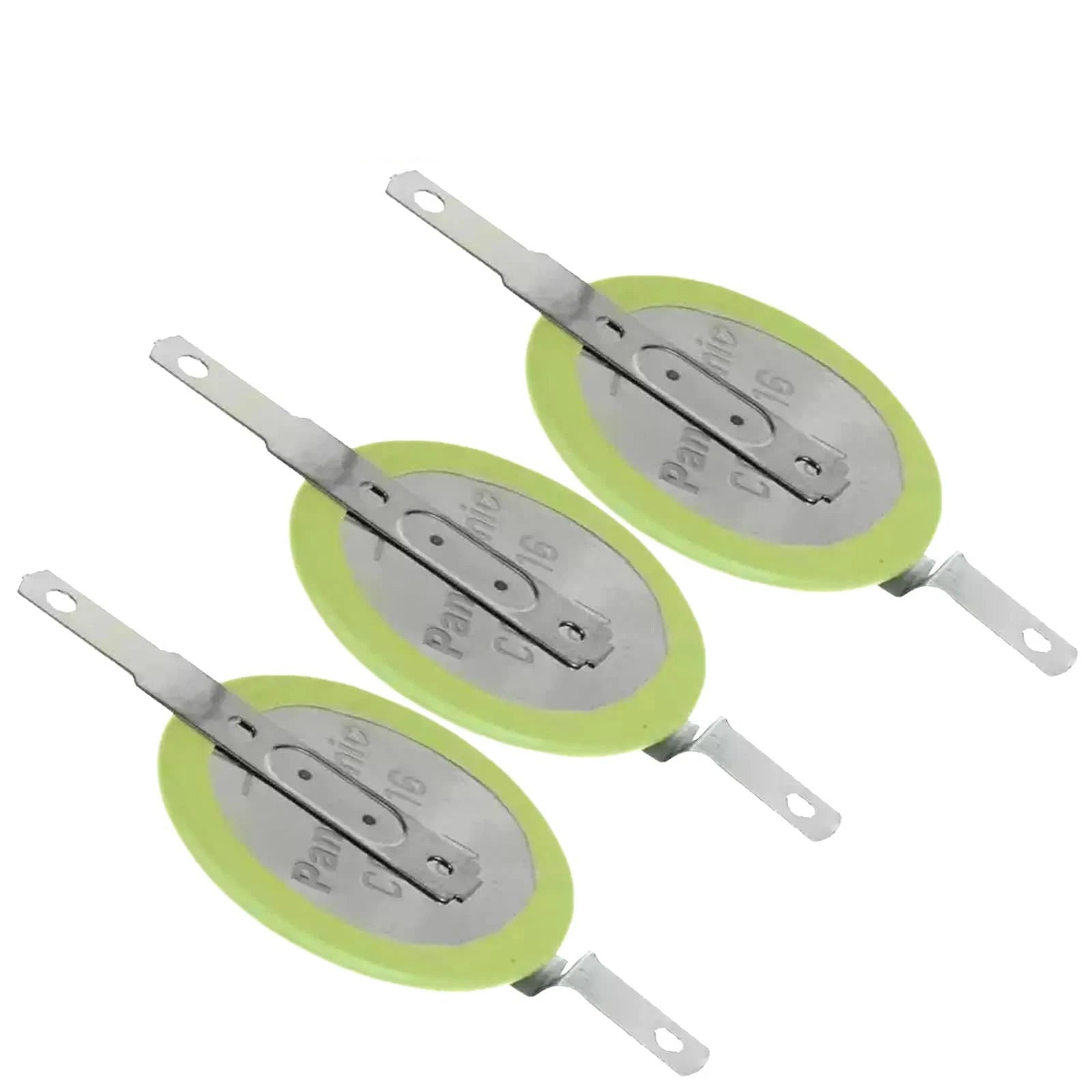 3x CR-2016/F2N 3V Lithium Coin Battery SMD (SMT) Tab CR2016/1F2E
