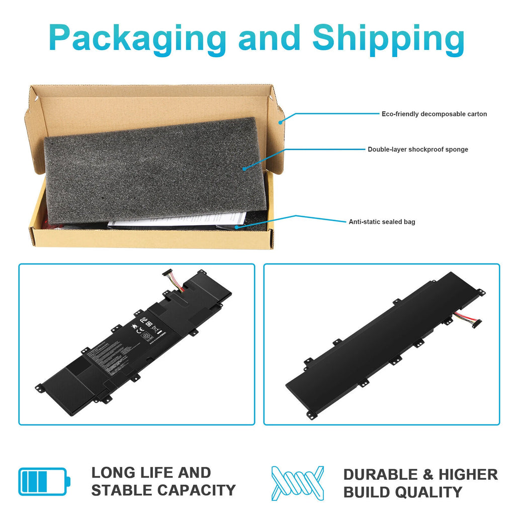 C21-X502 C31-X502 Battery for ASUS VivoBook X502 X502c X502CA S500C S500CA