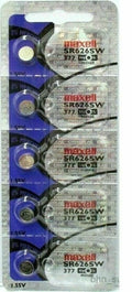 5 Pcs Maxell 377 SR626SW LR66 AG4 376 LR626 1.55V Silver Oxide Battery Exp 2023