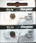 ENERGIZER 341 SR714SW (2 piece) V341 D341 BATTERY NEW SEALED Authorize Seller