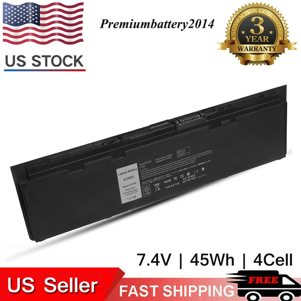 E7240 Laptop Battery for Dell Latitude E7250 VFV59 F3G33 KKHY1 451-BBFW 451-BBFX