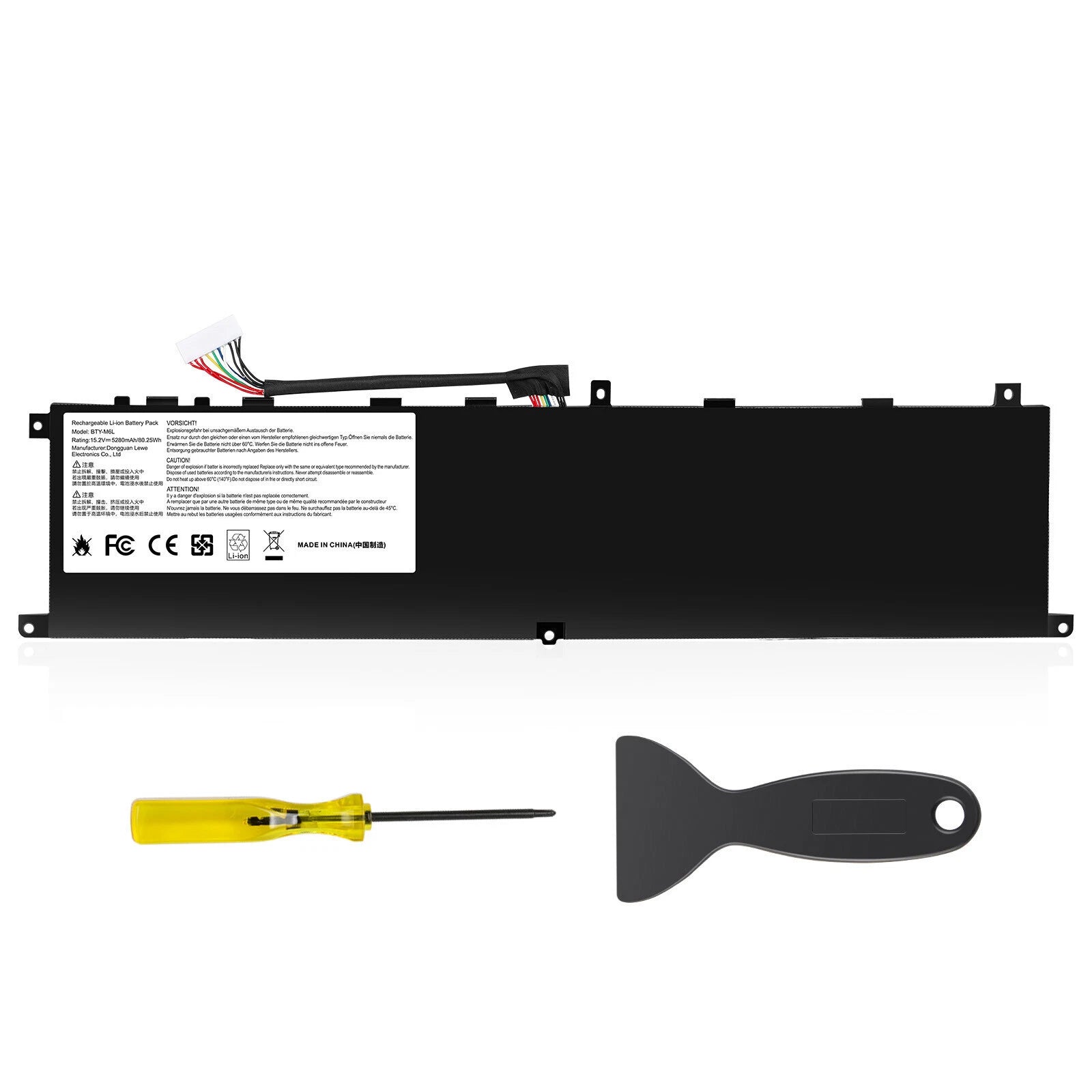 NEW BTY-M6L Battery For MSI GS65 GS75 GS60 Stealth Thin P65 P75 Creator MS-16Q2