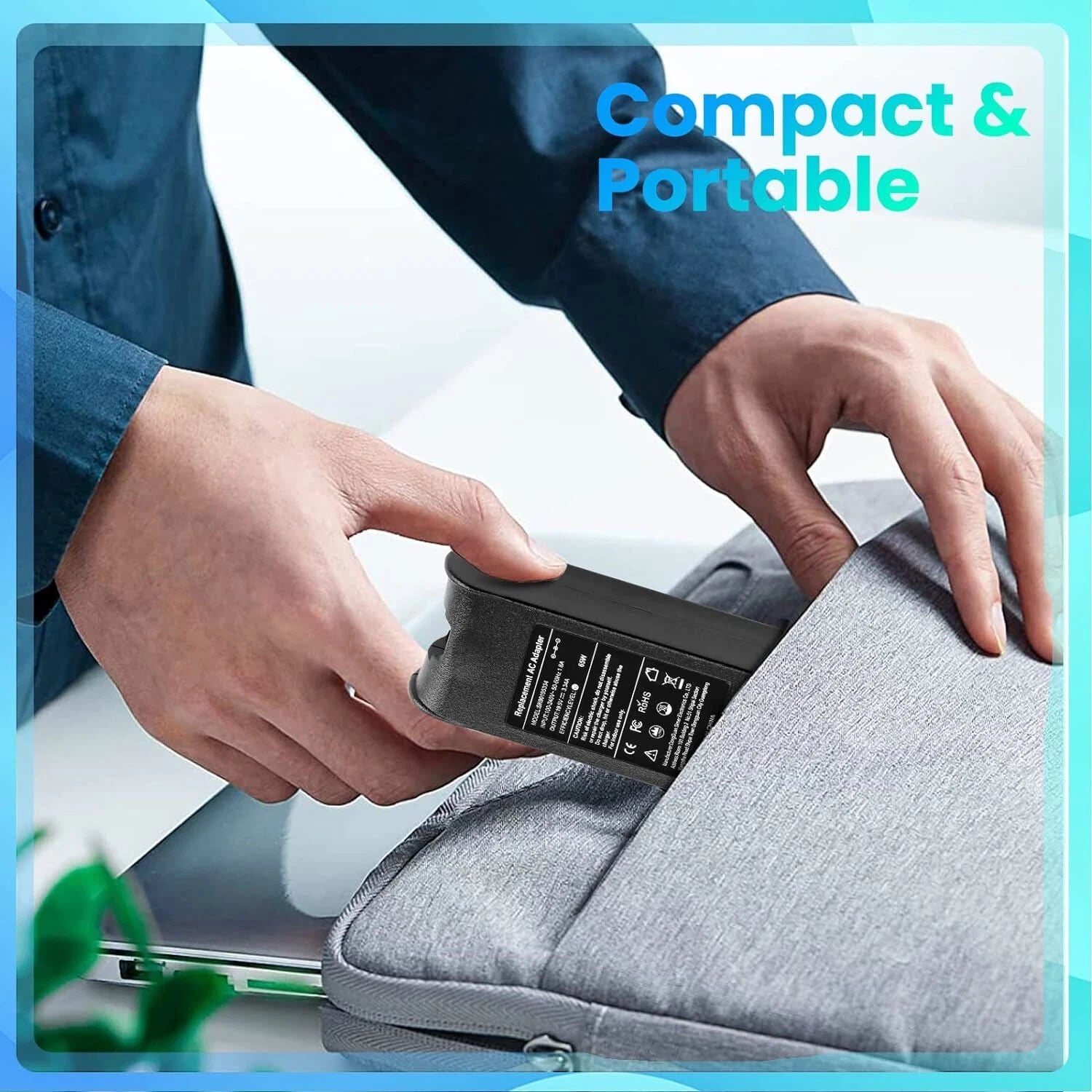 90W-65W Latitude Laptop Charger Power Cord AC Adapter for Dell Inspiron 7.4mm