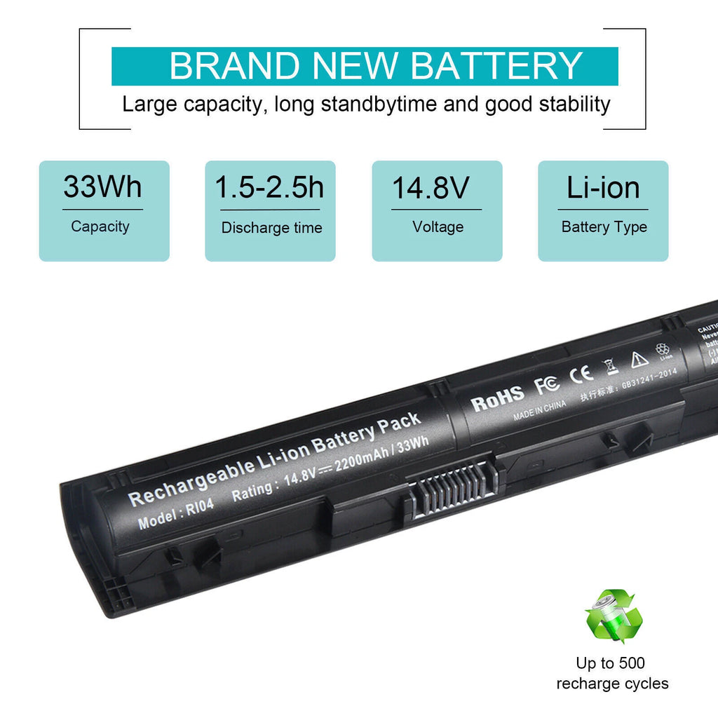 RI04 R104 Battery for HP ProBook 450 455 470 G3 Serie 805294-001 811063-421