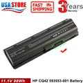 6/9/12 Cell Battery Charger for HP MU06 MU09 SPARE 593554-001 593553-001 CQ42