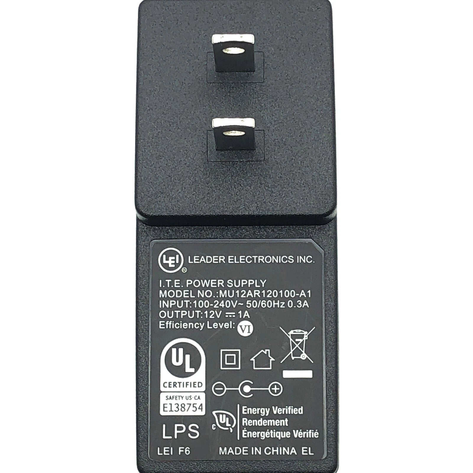 NEW Genuine LEI AC Power Adapter MU12AR120100-A1 12V 1A Charger MU12-G120100-A1